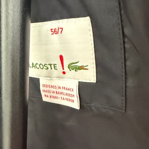 Lacoste Mens Windproof Hoody Jacket - Picture 2 of 8